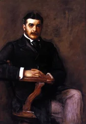 Sir Arthur Seymour Sullivan (1842-1900). J. E. Millais festménye. National Portré Gallery, London.