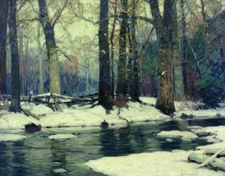 Sylvan Stream (olaj, vászon)