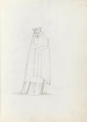 Mrs Siddons mint Constance, 1783 (toll, tinta és mosás papíron)