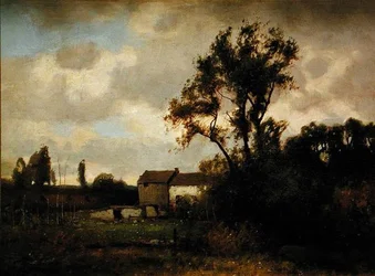 Dover közelében, New Jersey (olaj, vászon)