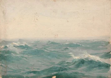 Tengeri táj, 1900 körül (olaj, vászon)