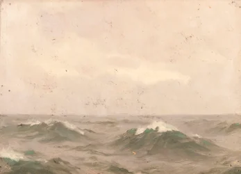 Tengeri táj, 1900 körül (olaj, vászon)