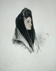 Lány Mantillában, Sevilla