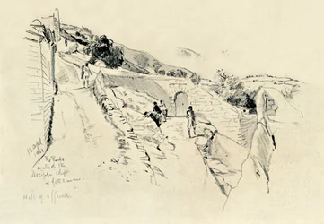 Az Olajfák hegyén, ahol a tanítványok aludtak az agónia alatt a kertben, 1902.