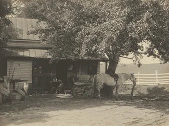 Tájház és posta,1890-1900 (fotó)
