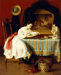 A fiatal művész, 1867