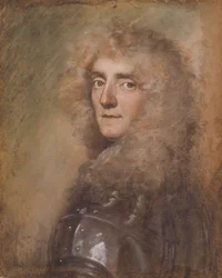 Philip Woolrich portréja (pasztell és kréta papíron)