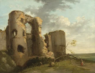 Pevensey kastély nyugati kapuja, Sussex