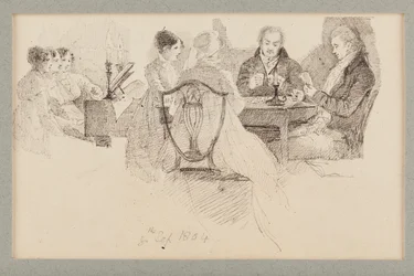 An Evenings Entertainment, 1804 (toll és tinta papíron)