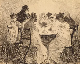 Buli Dublinban, 1809 (toll és tinta papíron)