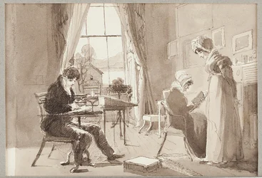 Nyaraló, 1824 (wc papíron)