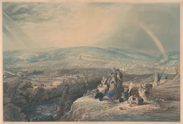 Panorámás kilátás Sheffieldre
