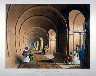 Temze alagút, London, 1835