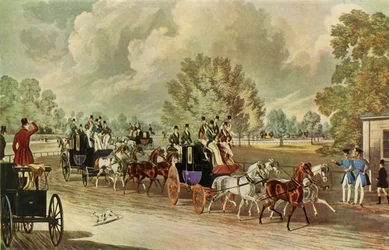 "A Négy-in-Kézben Klub találkozója, Hyde Park, London", 1838, 1947.
