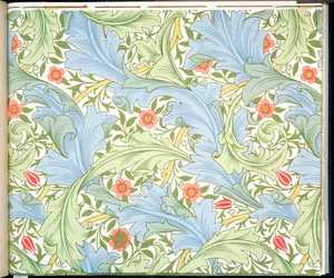 „Granville”, John Henry Dearle által a Morris and Company számára tervezett tapéta, 1896