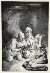 Havelock meglepetten felült, M.I. „A brit faj hősi mítoszai és legendái” című művéből. Ebbutt, 1910
