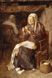 A tű befűzése,