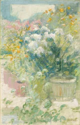 Az üvegházban, 1895 körül (olaj, vászon)