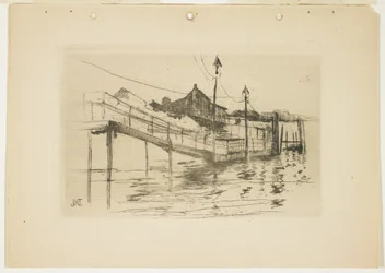 The Old Toll House Bridgeportban (kis tányér), 1888-1889