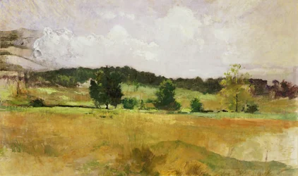 Tájtanulmány, 1900 körül (olaj, vászon)