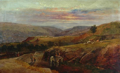Burnley Valley a Crofts Stone-ból, 1870