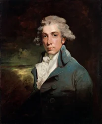 Richard Brinsley Sheridan drámaíró és whig államférfi portréja, 1751-1816.