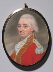 Daniel Burr altábornagy portréja, 1799.