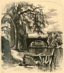 "Main-Street Bridge, Hartford", 1874.