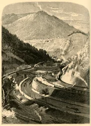 „Mauch Chunk and Mount Pisgah”, 1872.