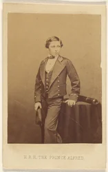 Őfelsége Alfréd herceg.