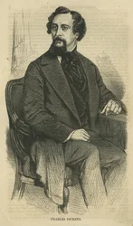 Charles Dickens, Bobbett-Hooper metszet, a Harper