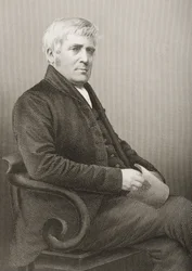 Joseph Sturge (1793-1859) vésette D.J. Pound egy fényképről, a „The Drawing-Room of Eminent Personages, Volume 2”, Londonban, 1860.