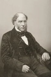 Sir Archibald Alison (1792-1867) metszett D.J. Pound egy fényképről, a „The Drawing-Room of Eminent Personages, Volume 2”, Londonban, 1860.