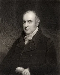 Sir Benjamin Hobhouse, 1. Baronet, metszett John Cochran (fl.1821-65), a National Portrait Gallery-ből, megjelent 1835 körül