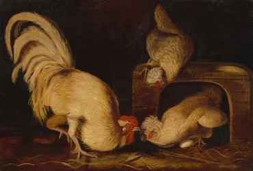 Tanyasi szárnyasok, 1827 körül (olaj, vászon)
