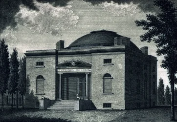 Pennsylvaniai Képzőművészeti Akadémia, metszett: Benjamin Tanner (1775-1848), 1820 körül