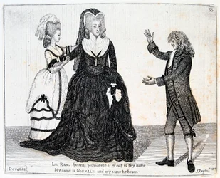 Sarah Siddons angol színésznő, 1784.