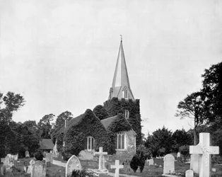 Stoke-Pogis templomkertje, Anglia, 1893.