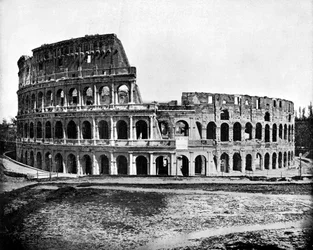 A Colosseum külseje, Róma, 1893.