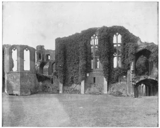 Kenilworth kastély, Anglia, 19. század vége.