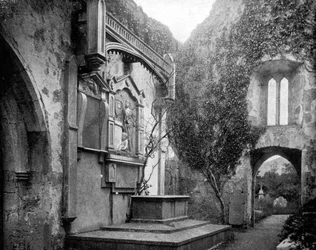 Muckross Abbey, Lakes of Killarney, Írország, 1893.