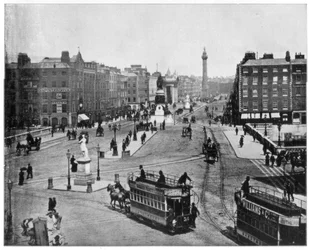 Sackville Street, Dublin, 19. század vége.