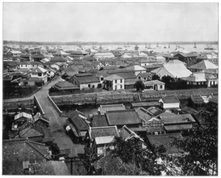 Yokohama, Japán, 19. század vége