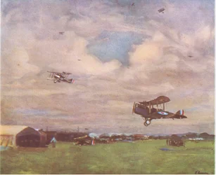 Repülőtér 1918-ban, a British Adventure által kiadott Collins, 1947