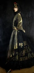 Hazel feketében és aranyban, 1916