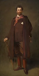 RB Cunninghame Graham (oil on canvas)