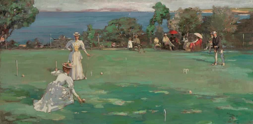 A krokett parti