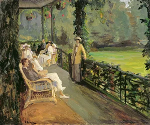 A veranda, 1912
