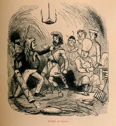Eunus letartóztatása, 1852