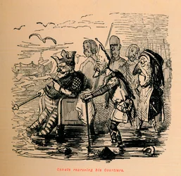 Kánute udvaroncainak megrovása, c1860, c1860